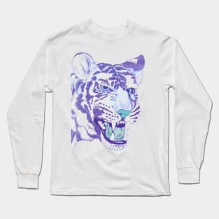 Blue Tiger Long Sleeve T-Shirt